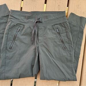 Athleta Olive Green Drawstring Jogger Pants